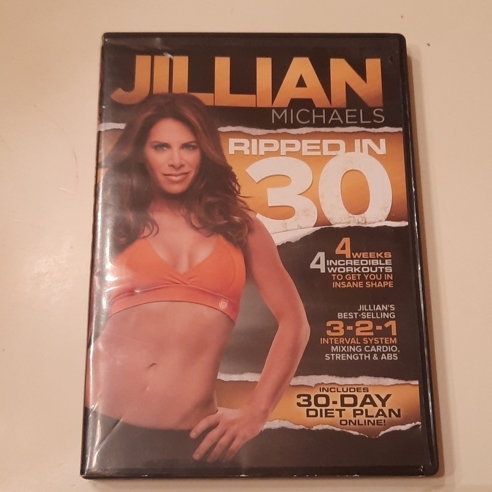 Jillian Michaels Ripped in 30 workout exercise DVD